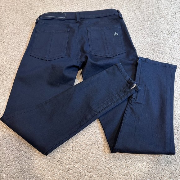 rag & bone Jeans Skinny Low Rise Ankle Boho Edgy Midnight Size 25 #W1527I382M - Picture 14 of 15